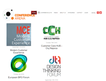 Tablet Screenshot of conference-arena.com
